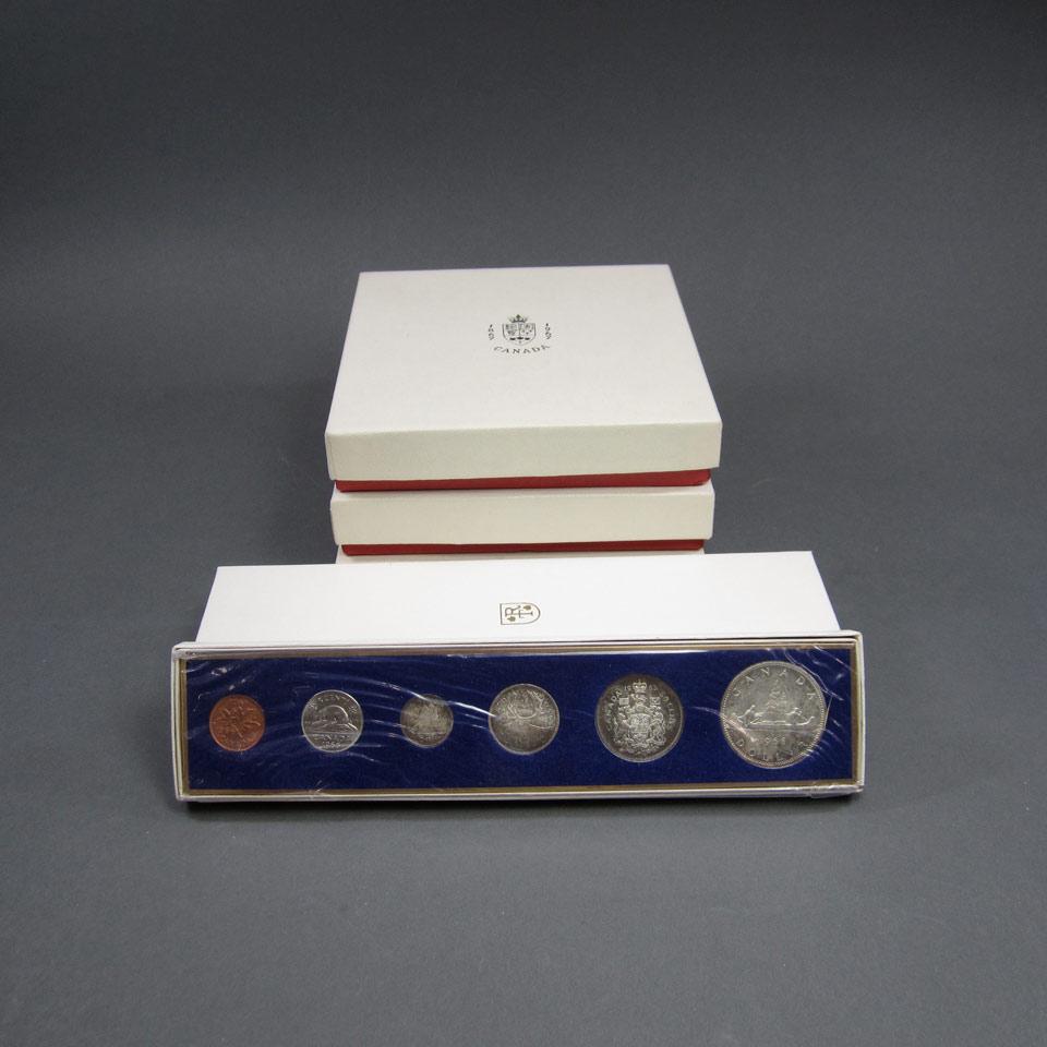 6 Various Canadian Coin Sets