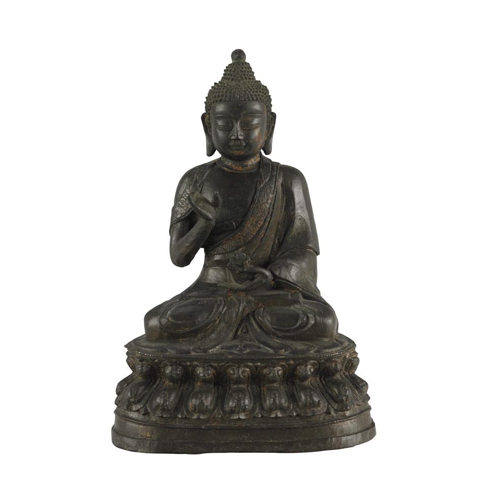 Bronze Figure of Buddha Shakyamuni, 16th/17th Century