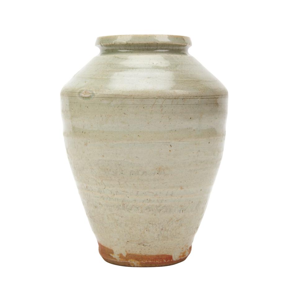 Celadon Longquan Vase, 14th to 16th Century