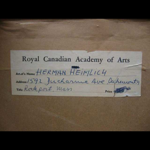 HERMAN HEIMLICH (CANADIAN, 1904-1986)