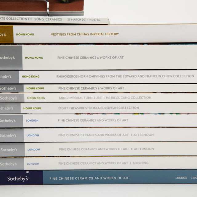 Group of 24 Sotheby’s Catalogues from New York, London, Paris, and Hong Kong (2006-2011)