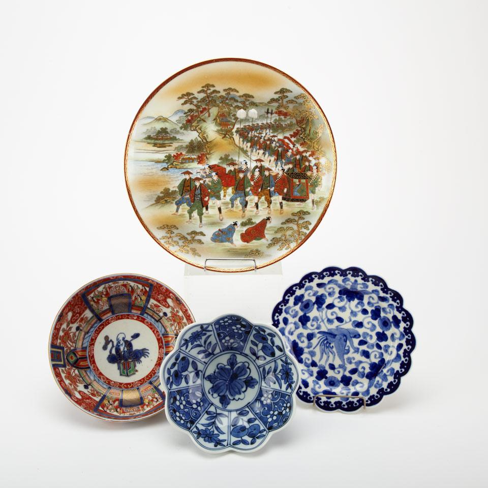 Four Japanese Porcelain Wares, Early 20th Century