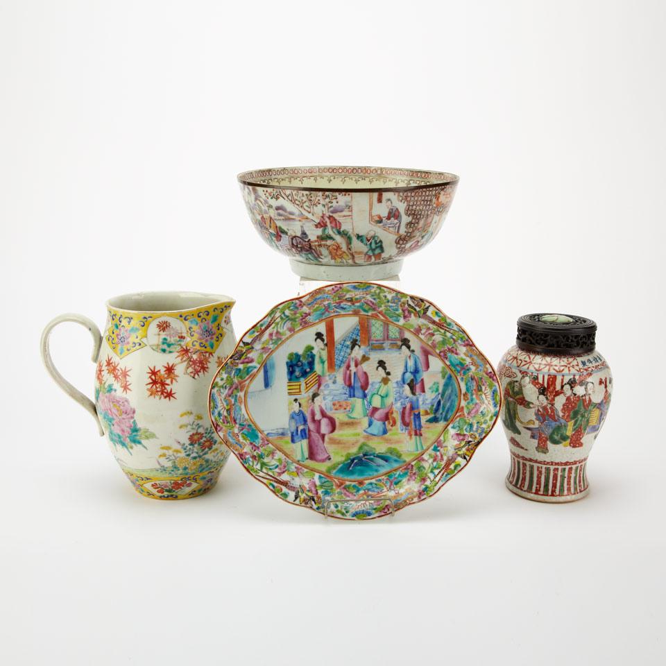 Four Chinese Porcelain Wares