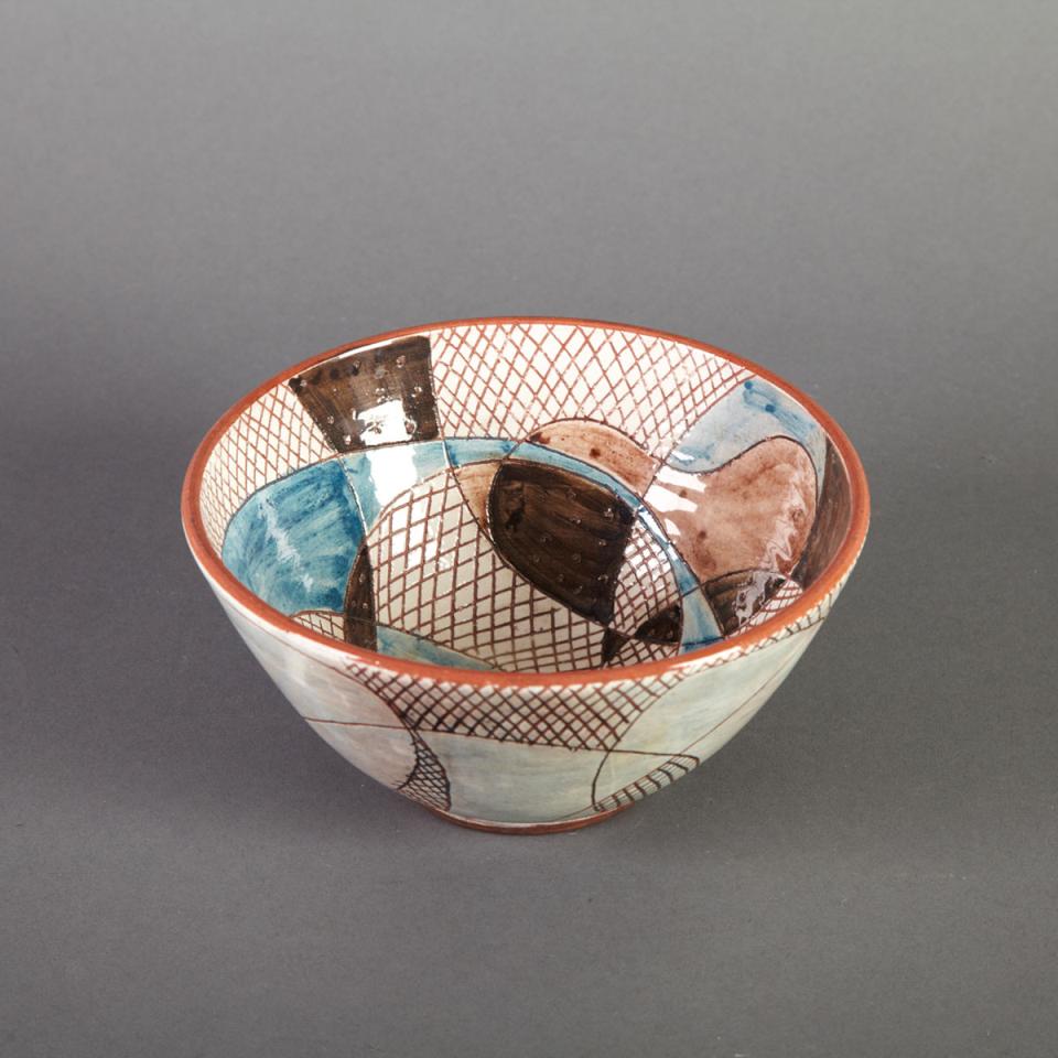 Brooklin Pottery Steep-Sided Bowl, Theo and Susan Harlander, mid-20th century