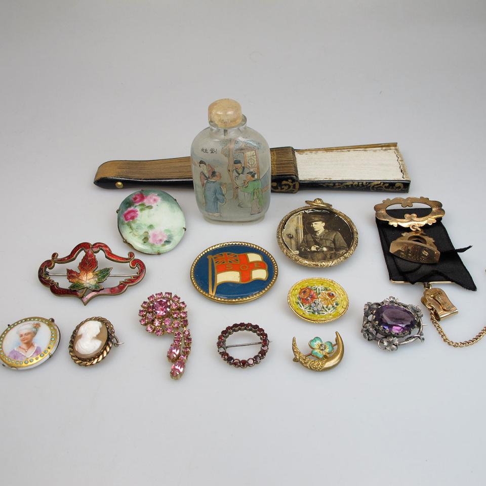 Quantity Of Various Gold-Filled And Costume Jewellery, Etc