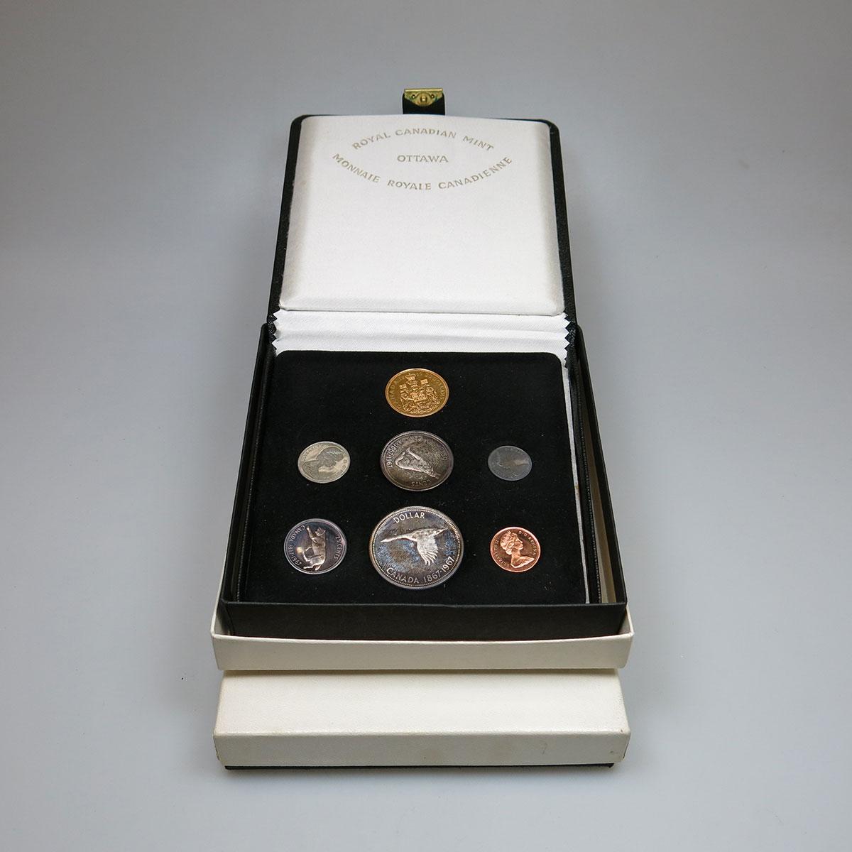 2 Canadian 1967 Coin Sets