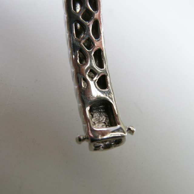 Sterling Silver Hinged Bangle