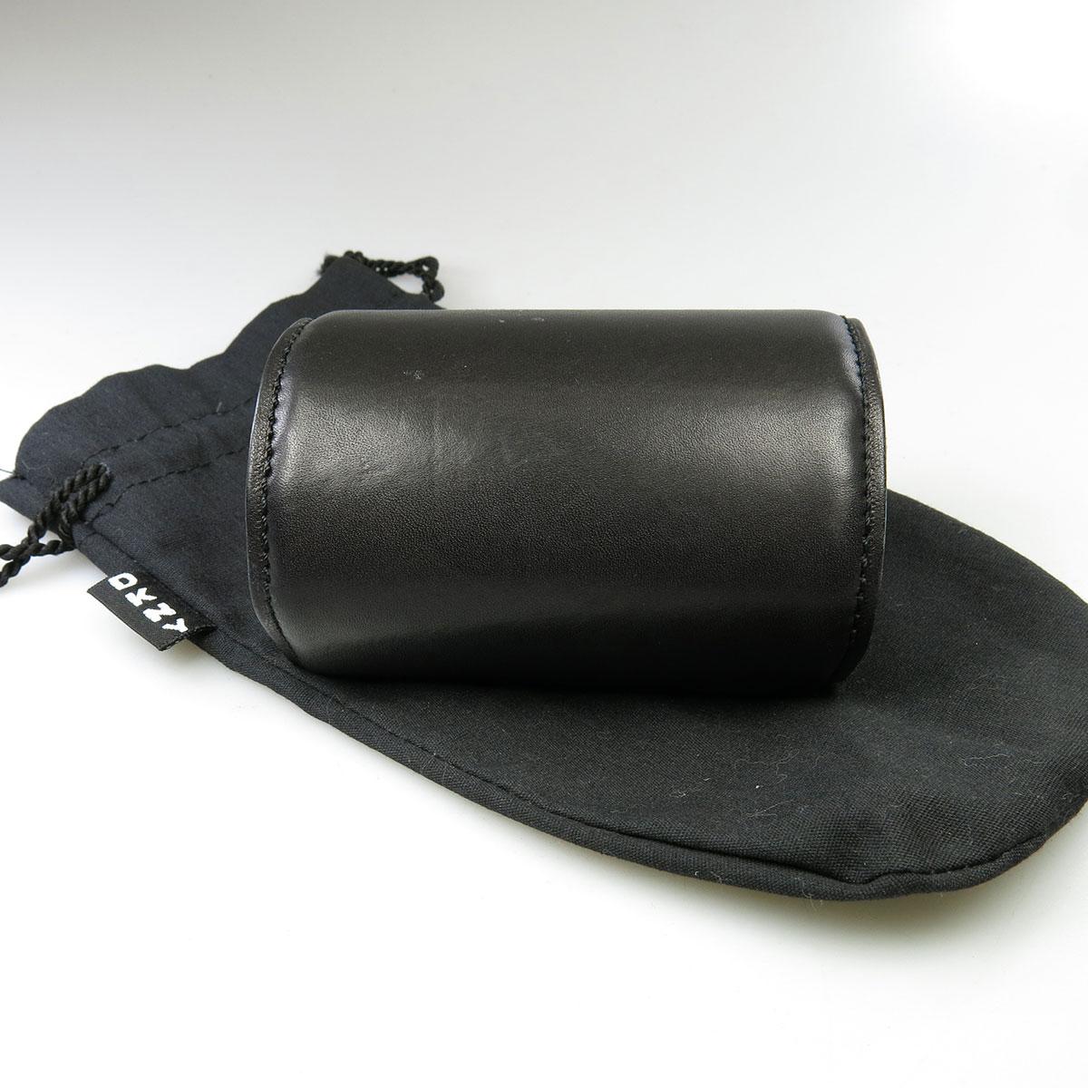 Donna Karan (DKNY) Italian Black Leather Cuff