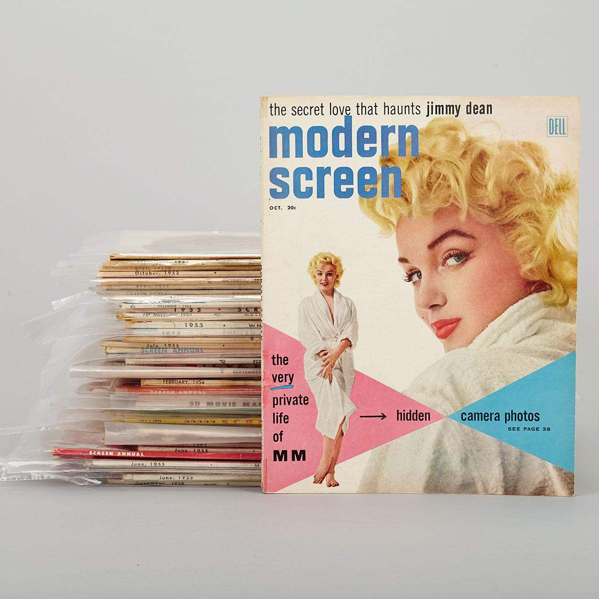Marilyn Monroe Covers: 41 American Movie Fan Magazines, 1950’s-1960’s