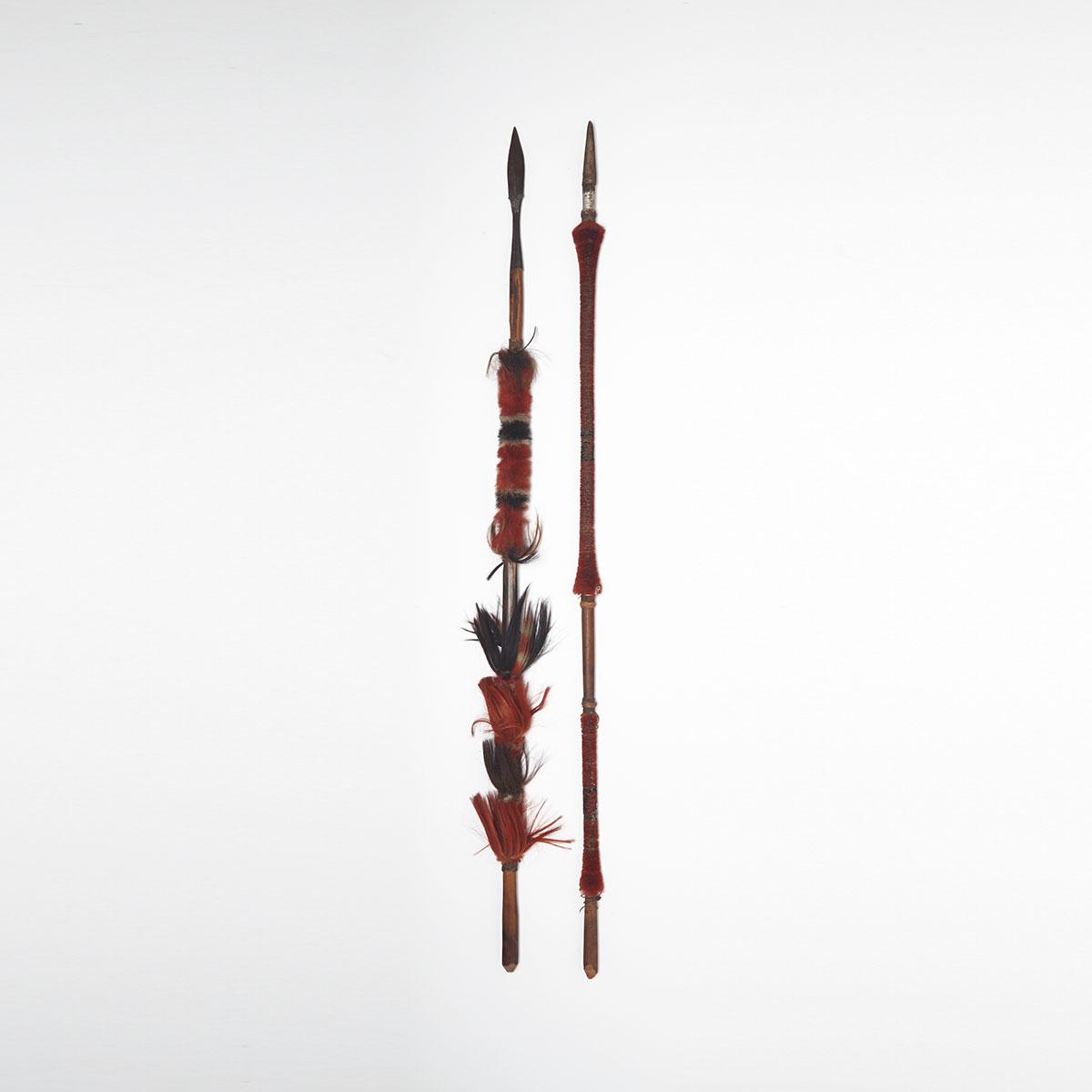 Two Nagaland Spears, 19th/20th century