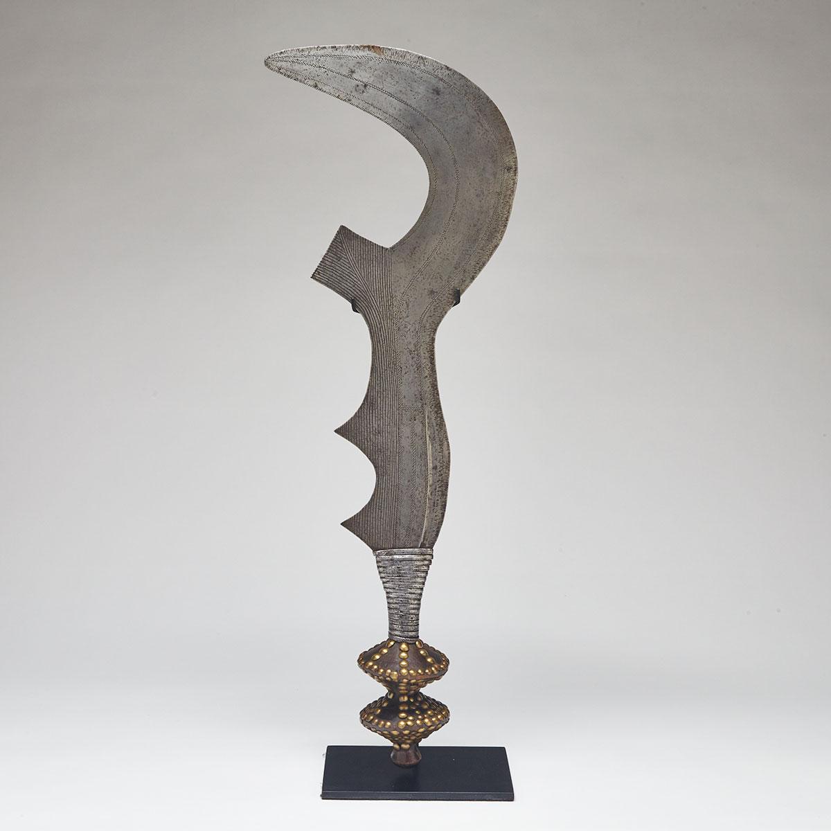 African Ngombe Ngulu Executioner’s Sword, 19th century