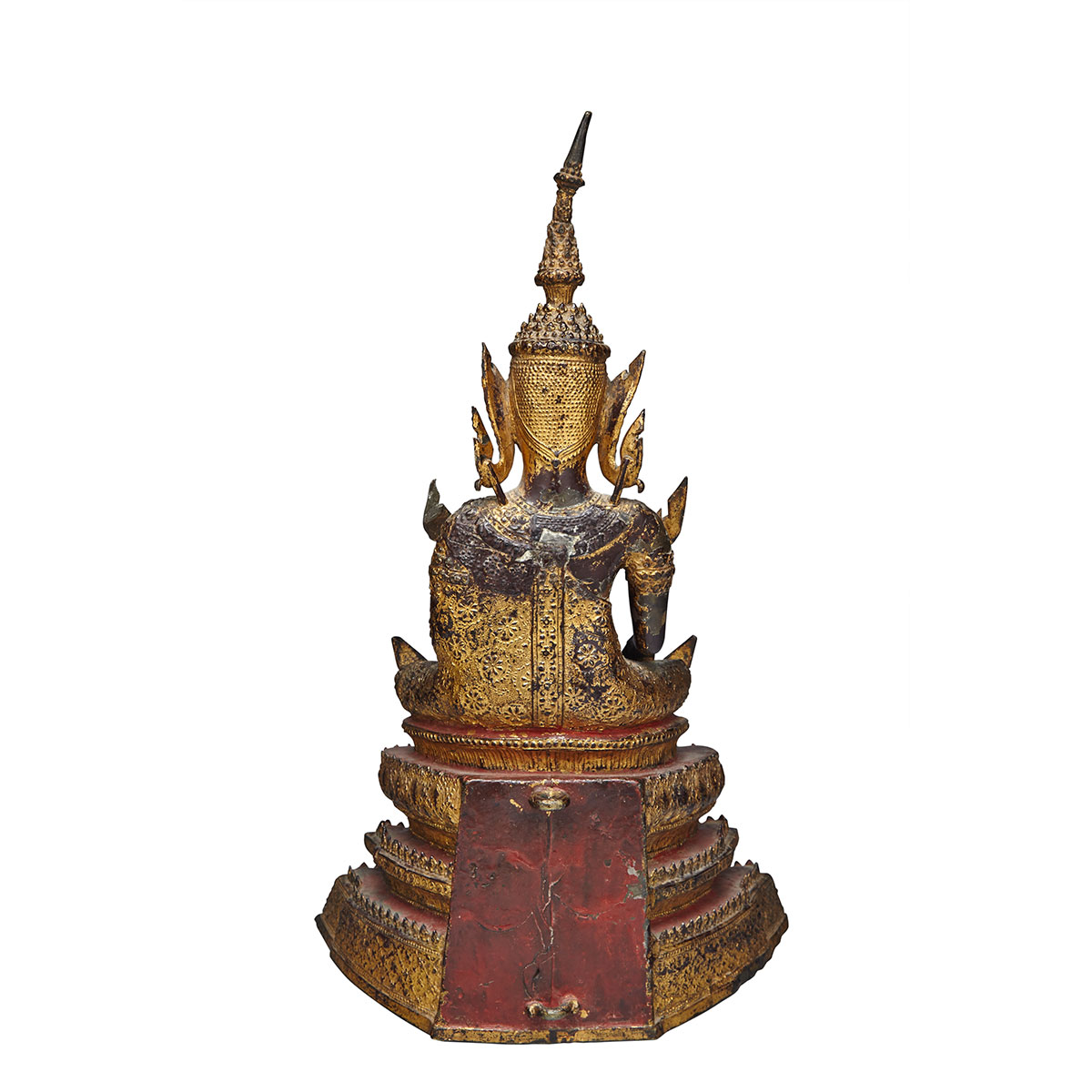 Gilt Bronze Seated Buddha, Thailand, 19th Century