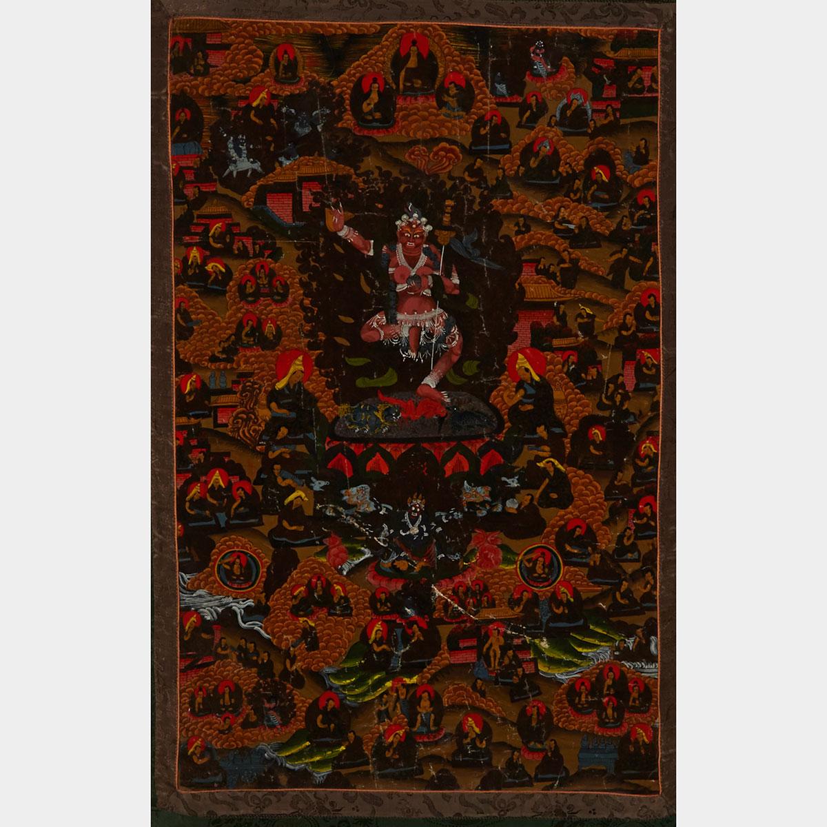 Thangka of Vajrayogini, Tibet, 19th/20th Century