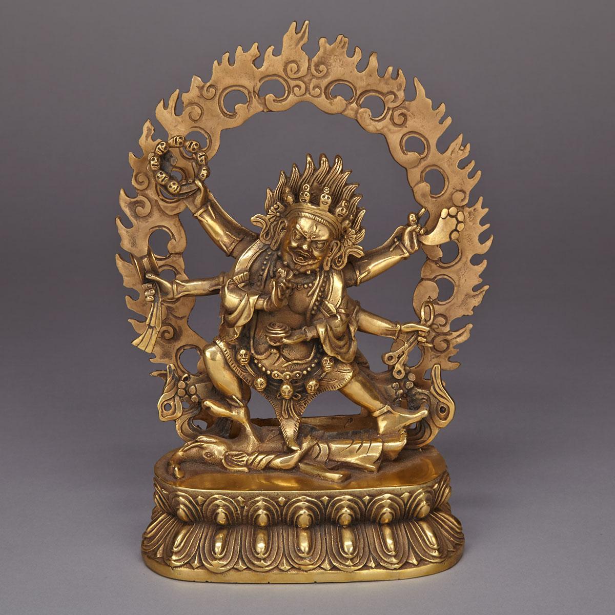 Bronze Figure of Mahakala, Tibet