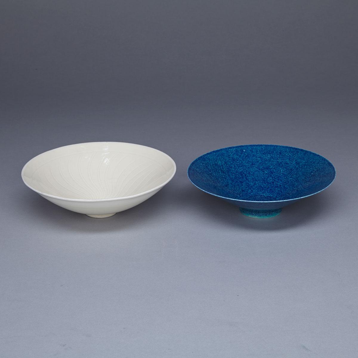 Two Monochrome Teabowls, Early 20th Century