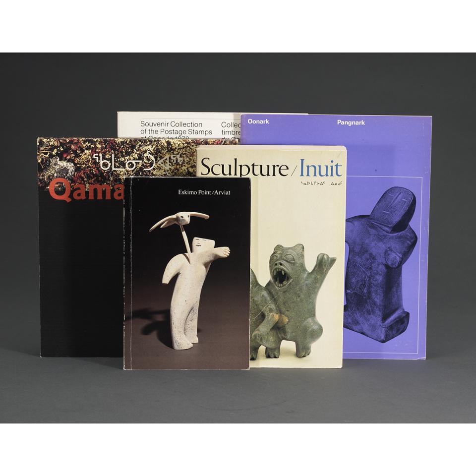 FIVE INUIT ART REFERENCE BOOKS