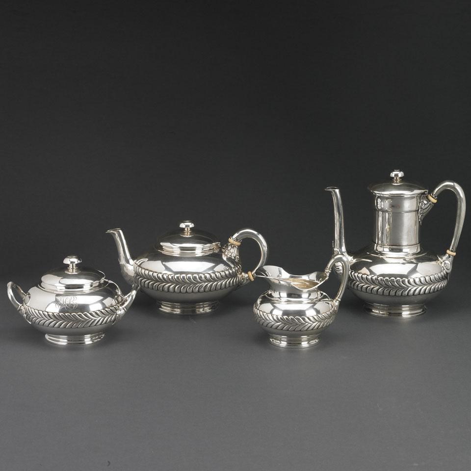 American Silver Tea and Coffee Service, Tiffany & Co., New York, N.Y., 20th century