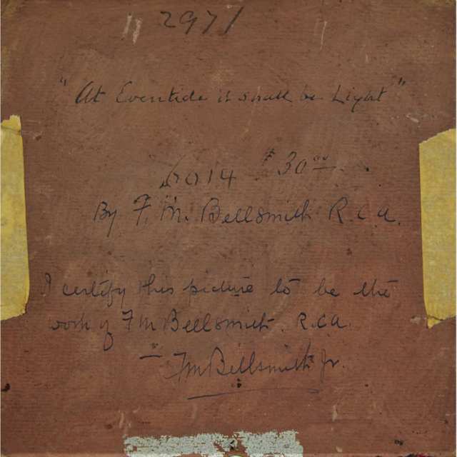 FREDERIC MARLETT BELL-SMITH, O.S.A., R.C.A.