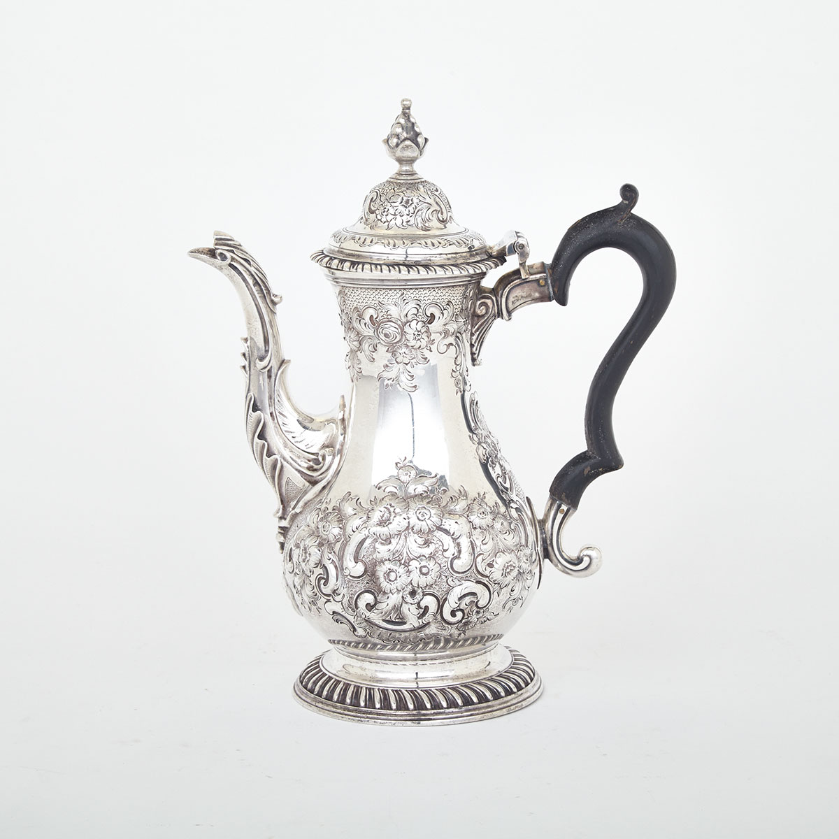 George III Silver Coffee Pot, James Stamp & John Baker, London, 1769