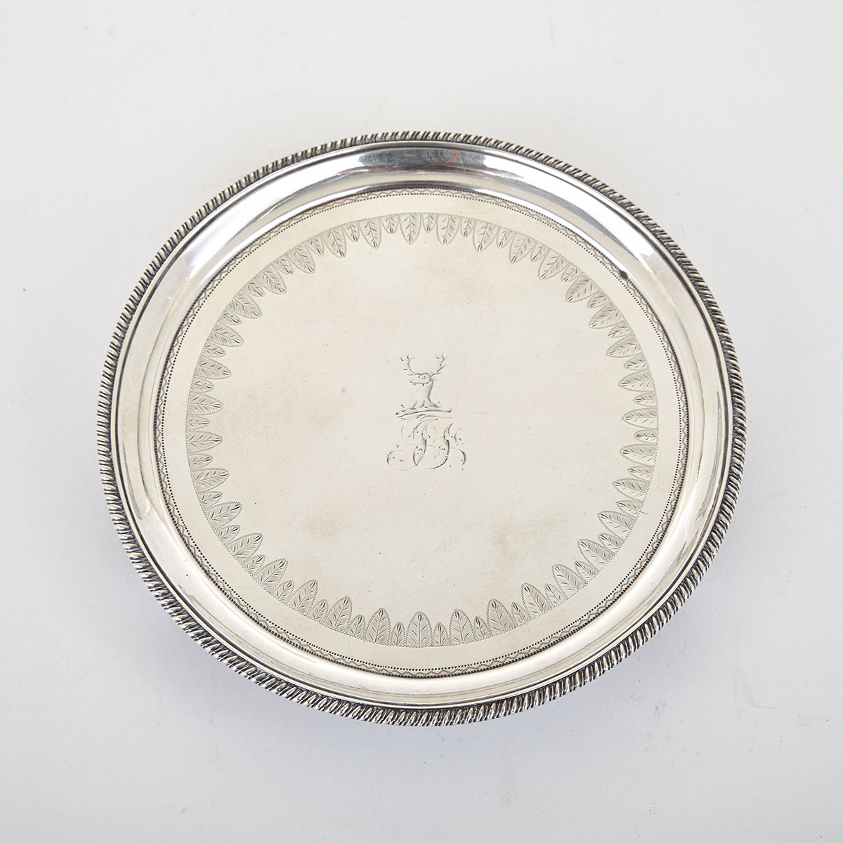 George III Silver Small Circular Salver, Peter & William Bateman, London, 1808