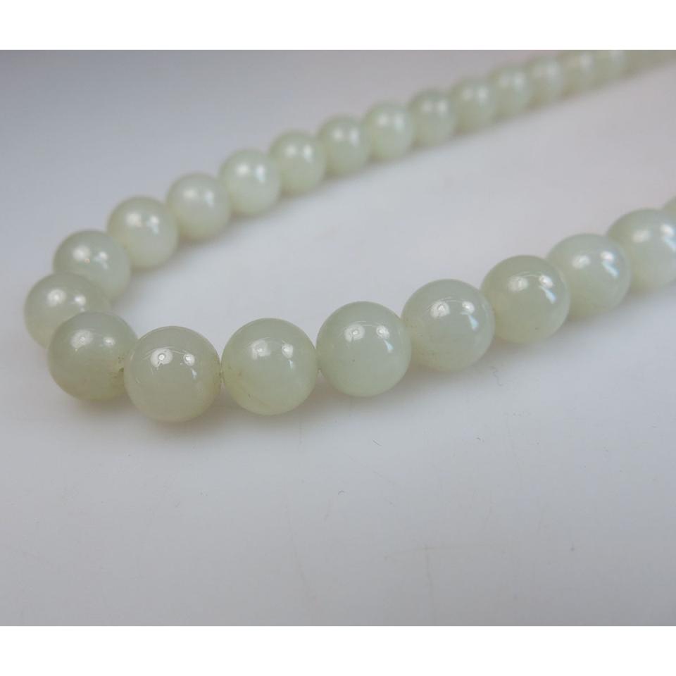 Single Strand Of Jade Beads