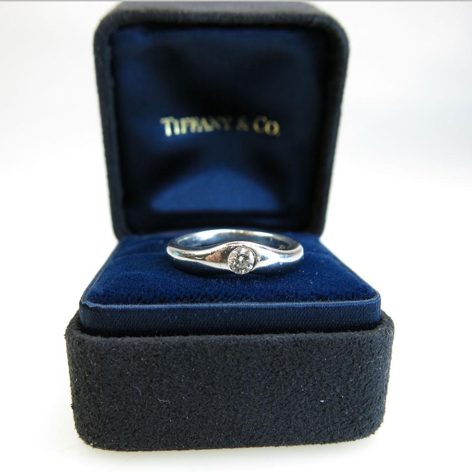 Tiffany & Co. Elsa Peretti Platinum Ring