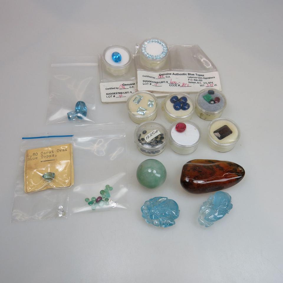 Quantity of Various Unmounted Gemstones 