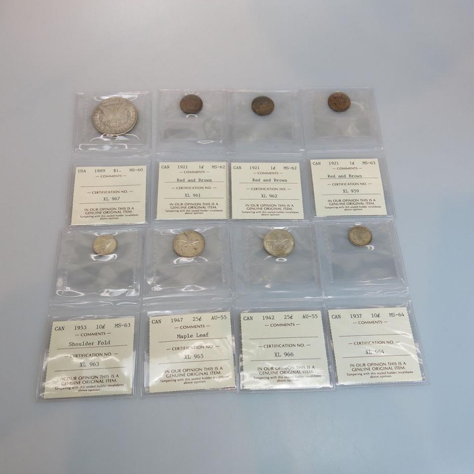 Small Collection Of Graded Coins