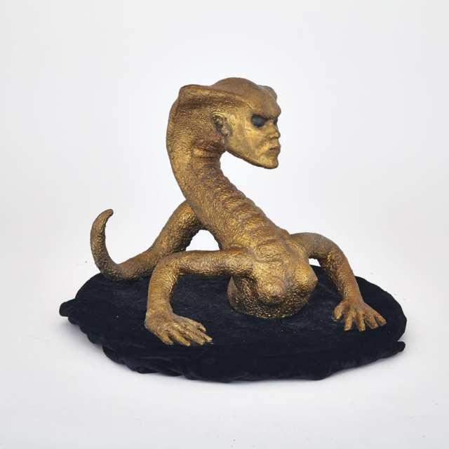 Model of a Dragon-Like Creature with Human Features