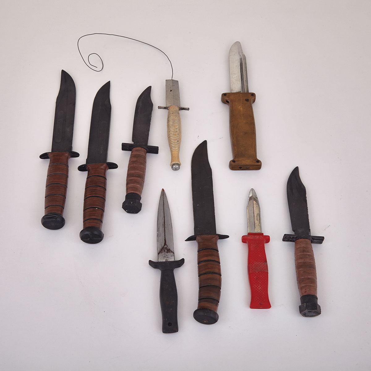 Miscellaneous Group of  Stunt Knives