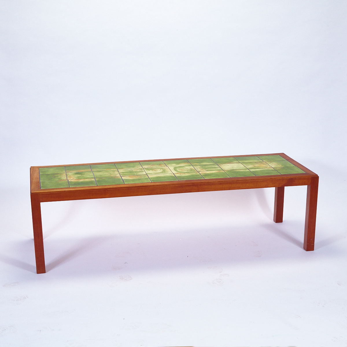 Brooklin Pottery Tile Topped Coffee Table, Theo, Susan and Ben Harlander, 1960s