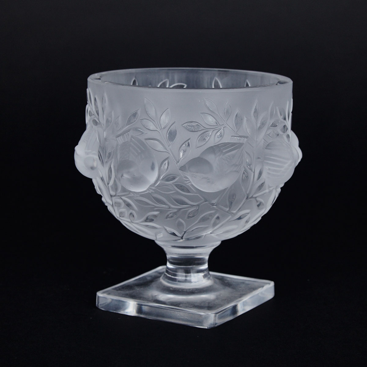 ‘Elizabeth’, Lalique Glass Footed Bowl, 20th century