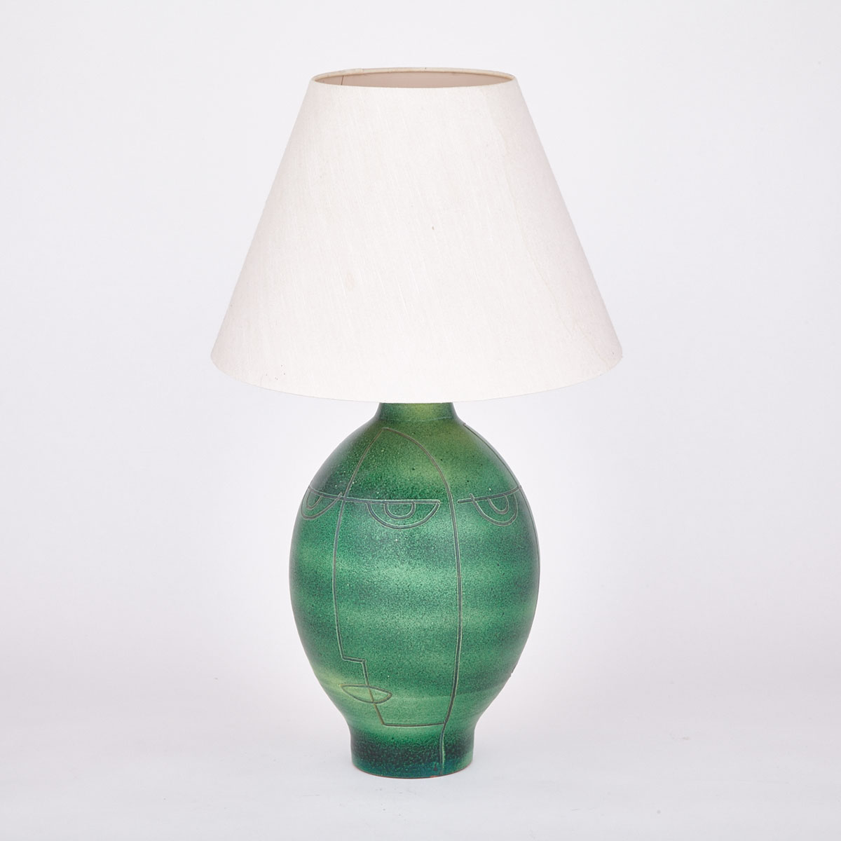 Brooklin Pottery Table Lamp, Theo and Susan Harlander, c.1960s