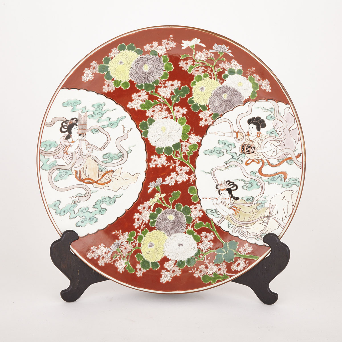 Large Porcelain Charger, Meiji Period, Circa 1900