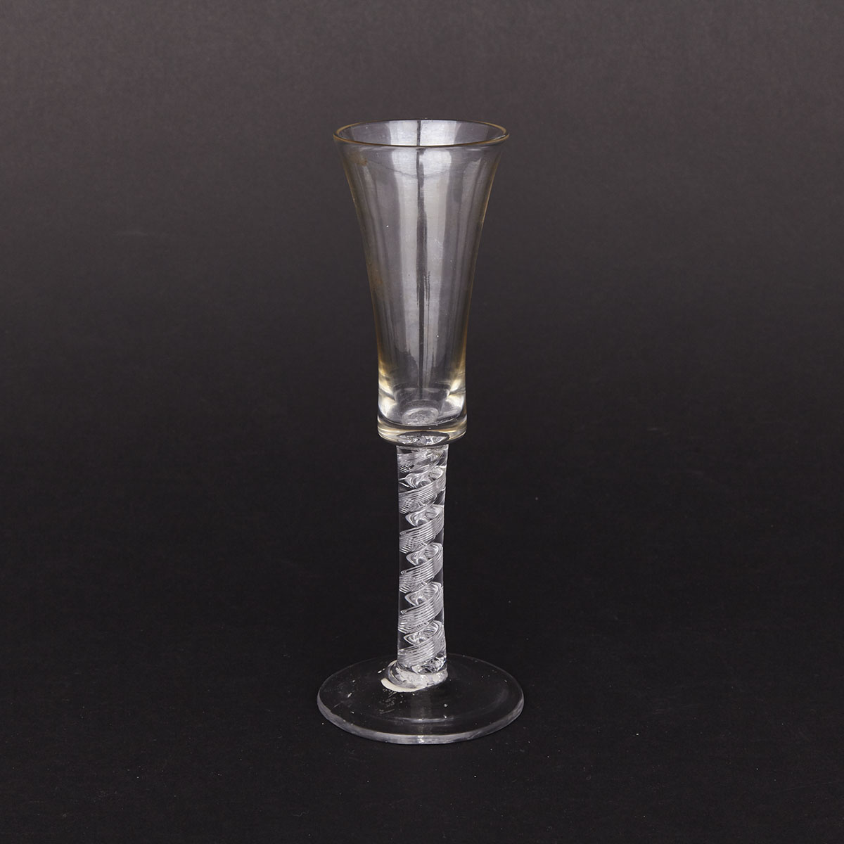 English Air Twist Stemmed Ale Glass, c.1750-60