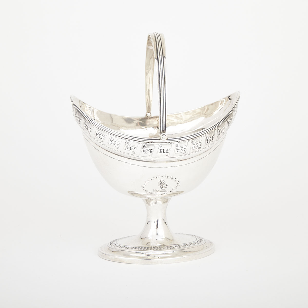George III Irish Silver Sugar Basket, William Doyle, Dublin, 1803