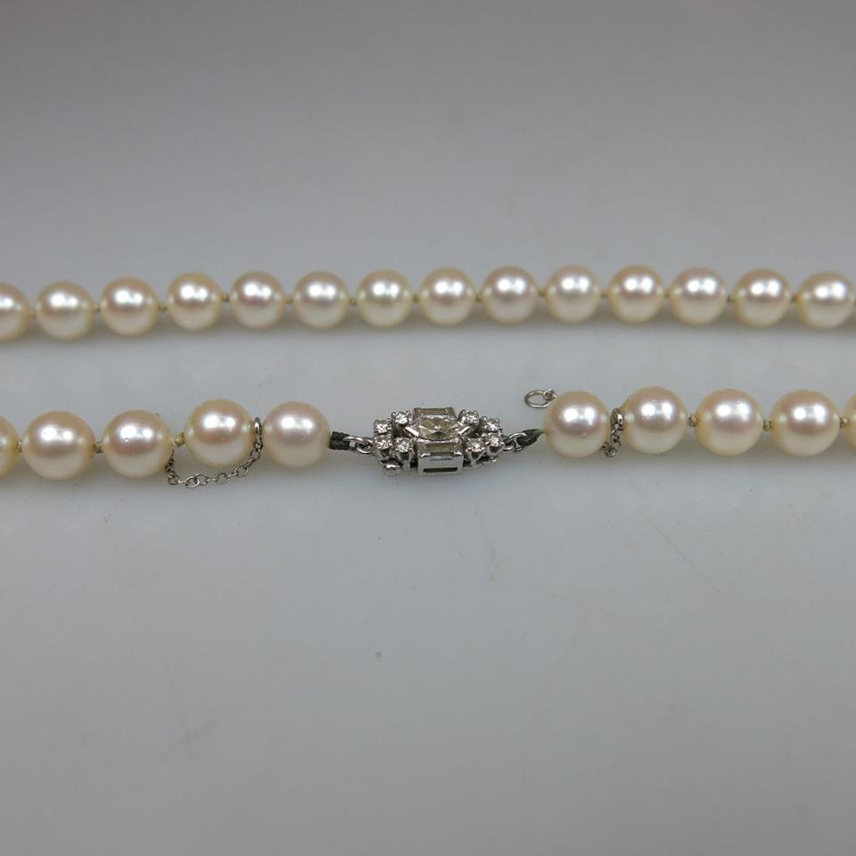 Single Strand Of Cultured Pearls