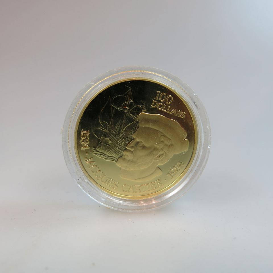 Canadian 1984 $100 Gold Coin