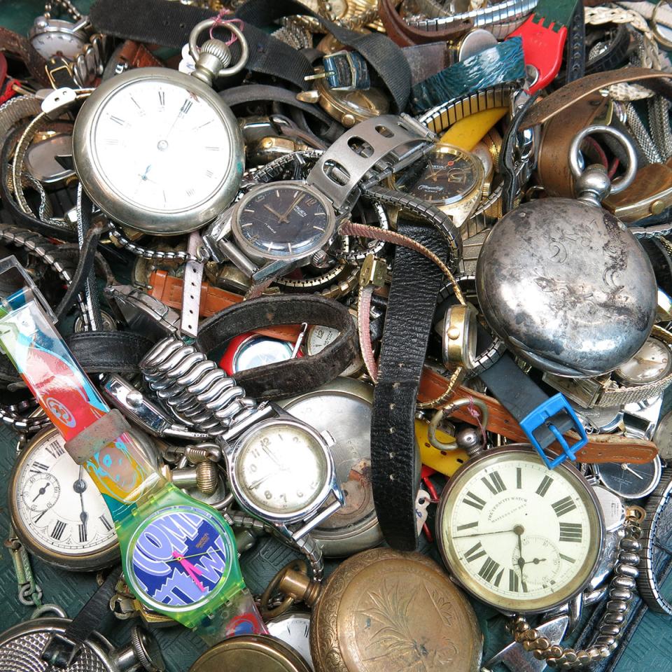 Large Quantity Of Wrist And Pocket Watches