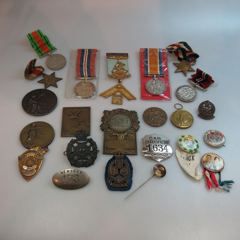 Quantity Of Medals, Medallions And Badges