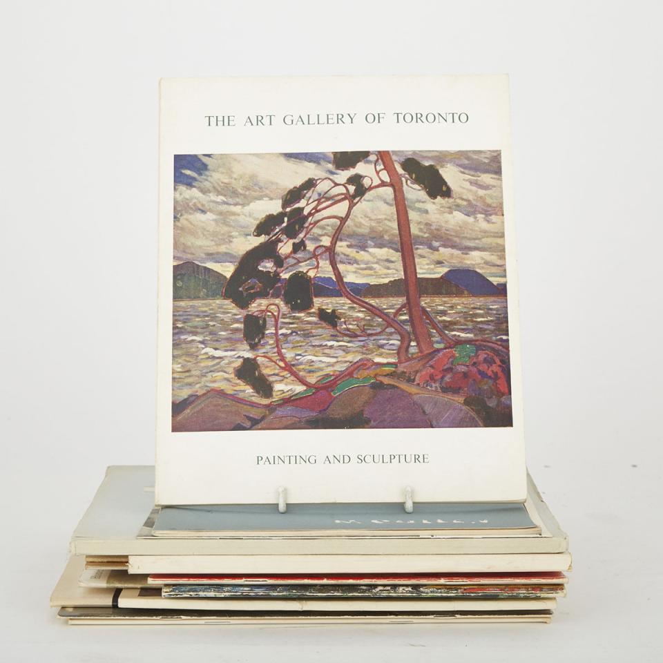 Canadian Art Catalogues (14 volumes)