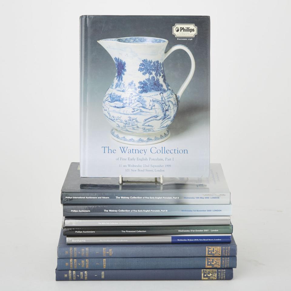 English Porcelain Collections Catalogues (8 volumes) 