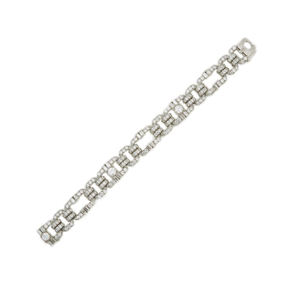 French Platinum Bracelet