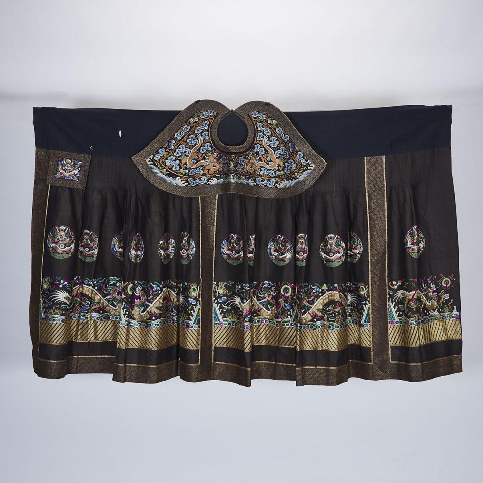 Two Embroidered Textiles, 20th Century