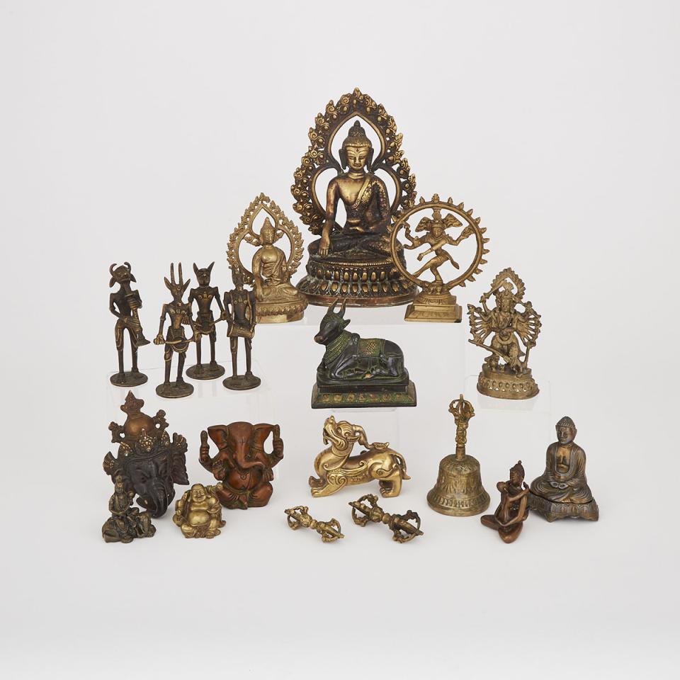 A Group of Nineteen Southeast Asian Bronzes