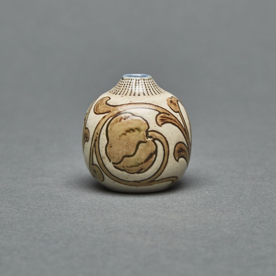 Martin Brothers Stoneware Miniature Vase, 1902