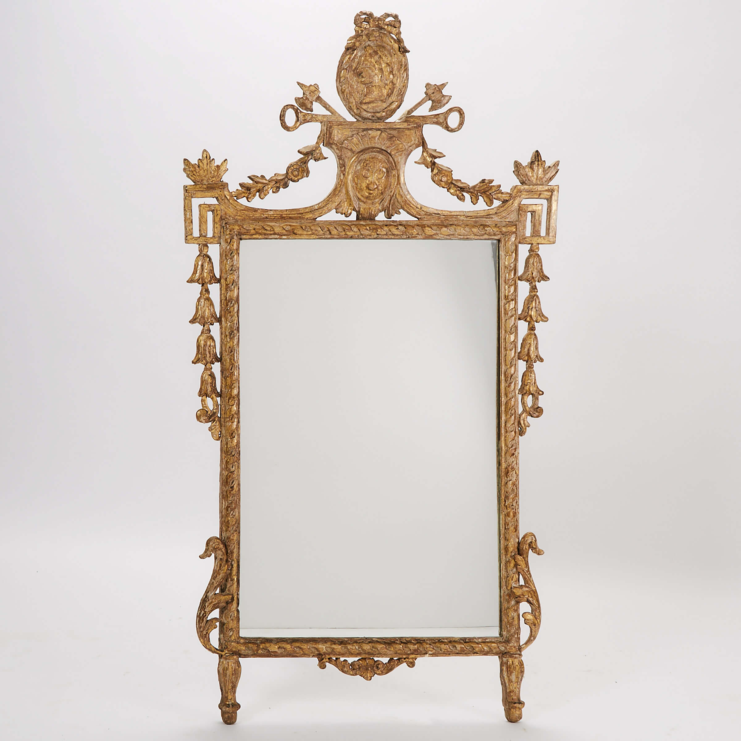 Neoclassical Italian Giltwood Mirror, early 20th century