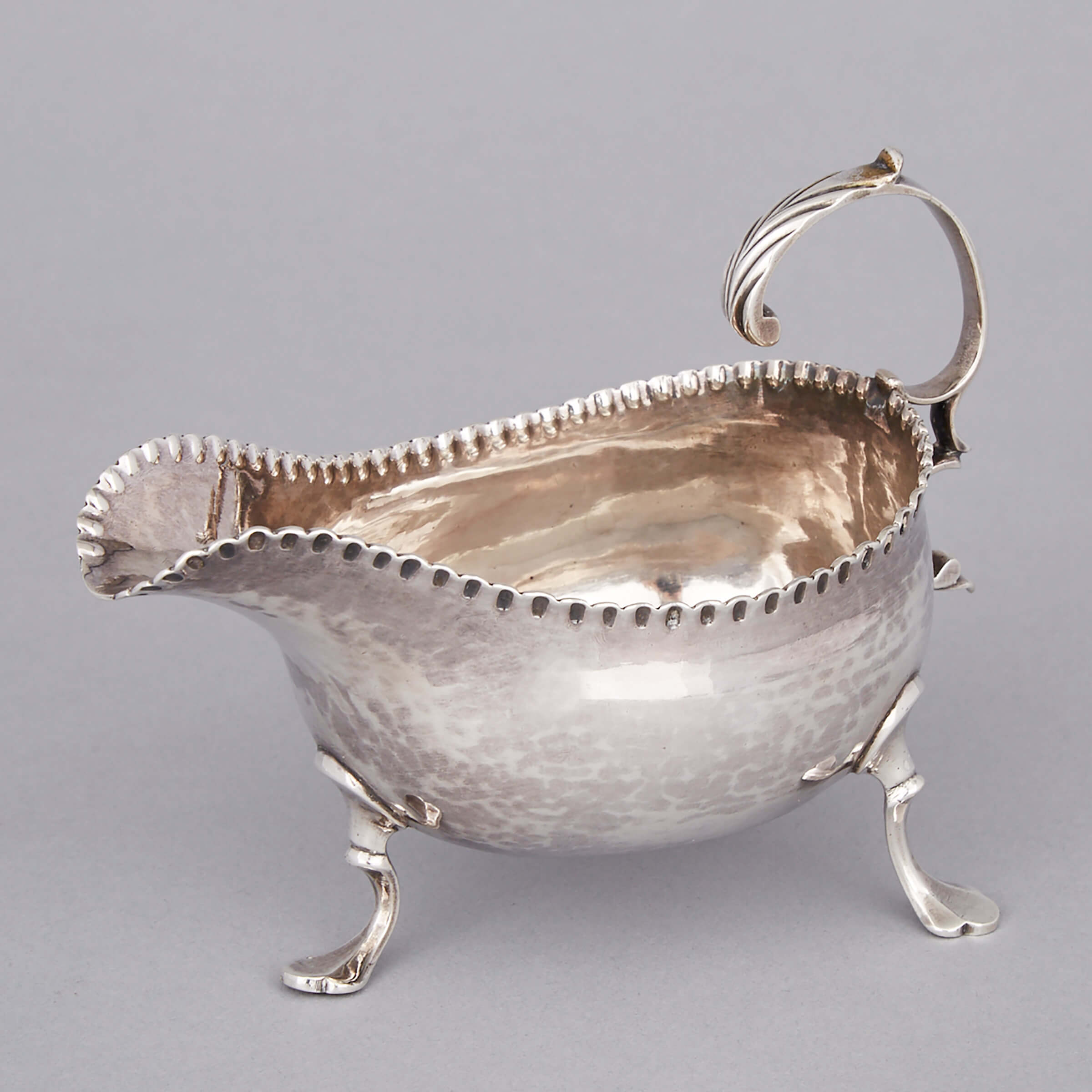 George III Silver Small Sauce Boat, James Stamp, London, 1777