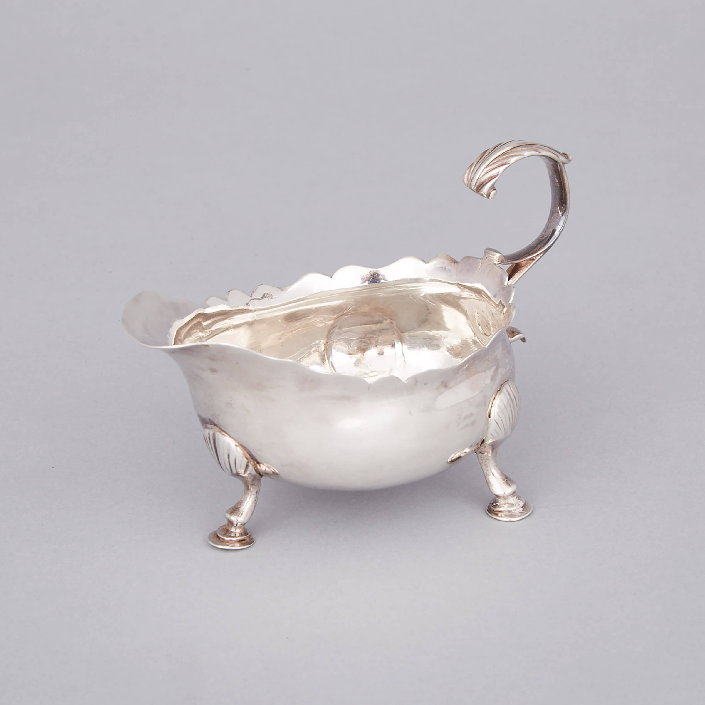 George II Silver Sauce Boat, probably Walter Brind, London, 1757