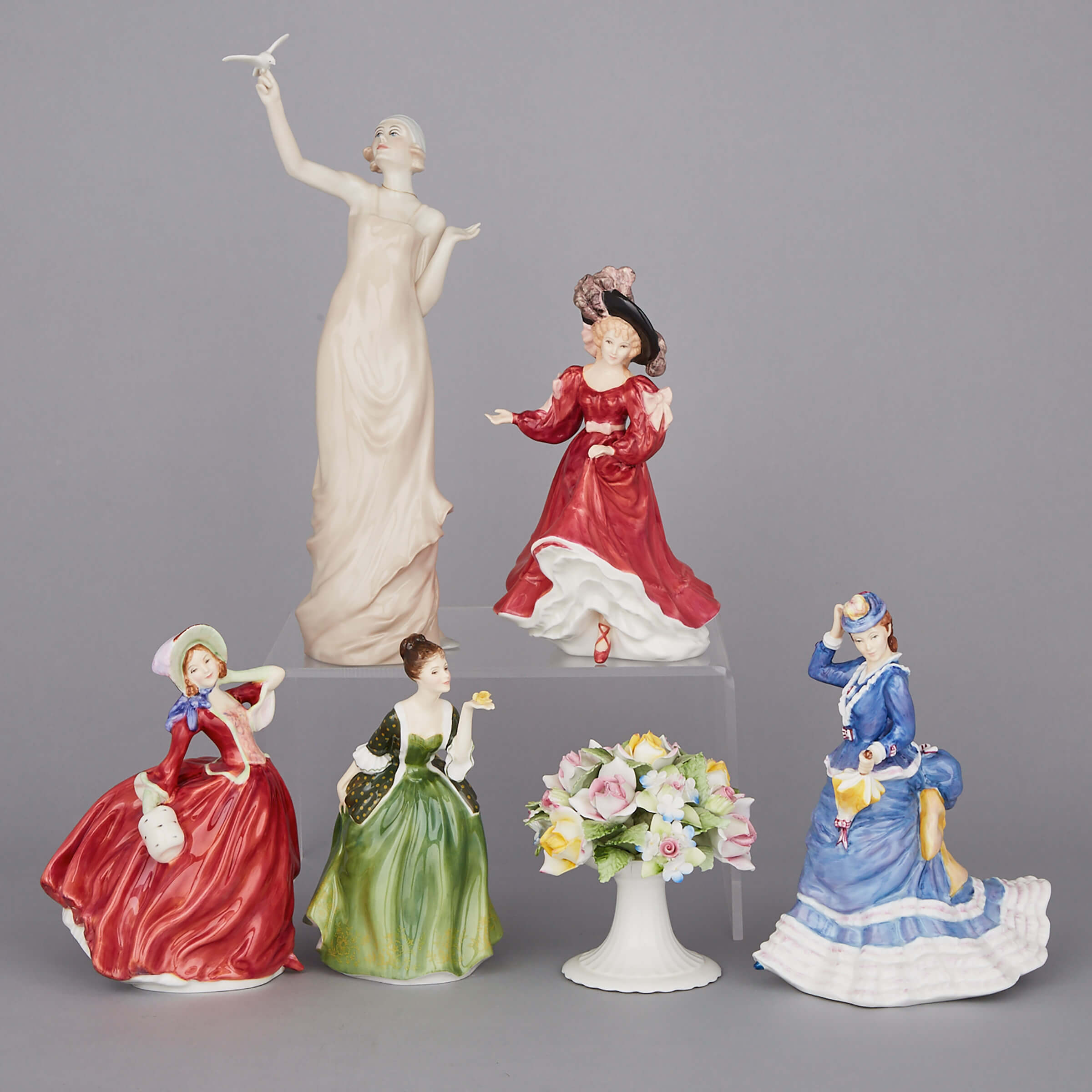 Five Royal Doulton Figures, 20th century